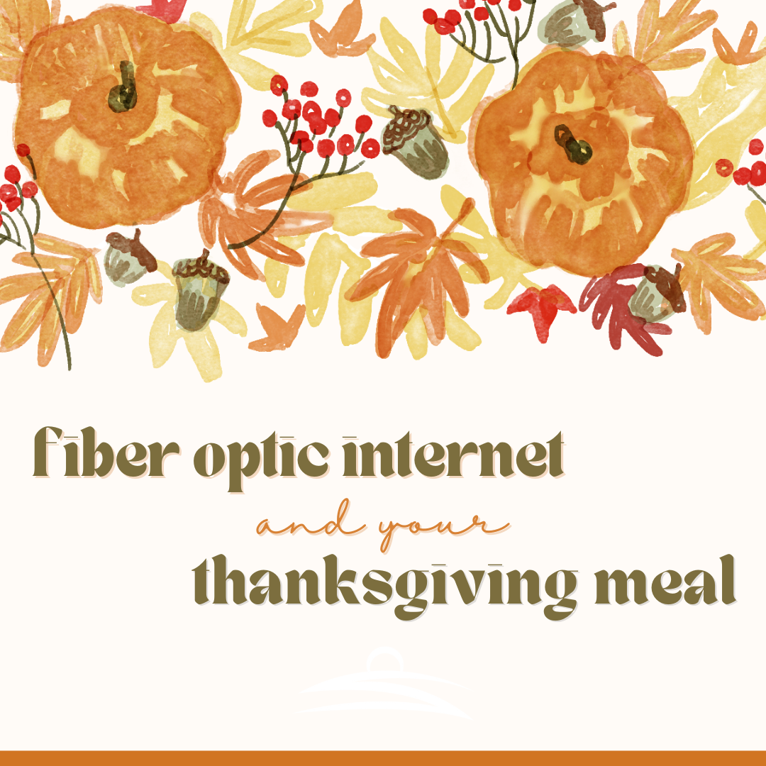 Farming and technology go hand in hand.  Each year, broadband Internet helps us get Thanksgiving dinner on the table.