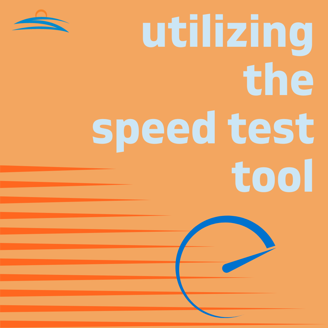 Utilize the speed tool test with SkyBest!
